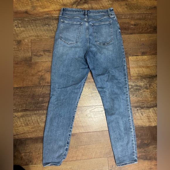 Abercrombie & Fitch Light Blue Curve Love Super Skinny High Rise Ankle Jeans - Picture 5 of 5